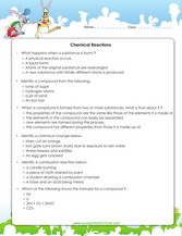 physical and chemical reactions worksheet, What happens when a substance is burnt ?, identify physical and chemical change etc. This is a 6th grade printable test on chemical reactions 