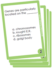 Flash cards on genetics